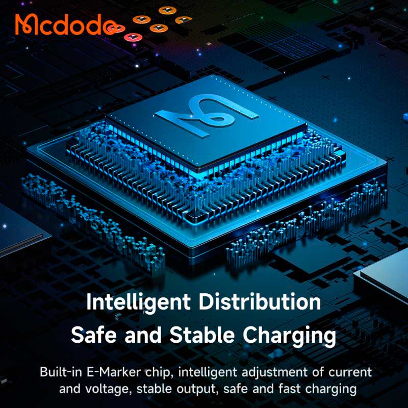 کابل تبدیل فست شارژ Mcdodo CA-3310 Type-C to Type-C 5A PD 240W 1.2m