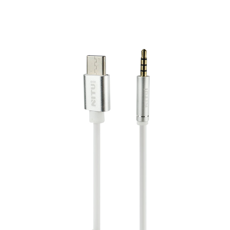 کابل تبدیل Nitu NT-AUX008 Type-C To AUX 3m