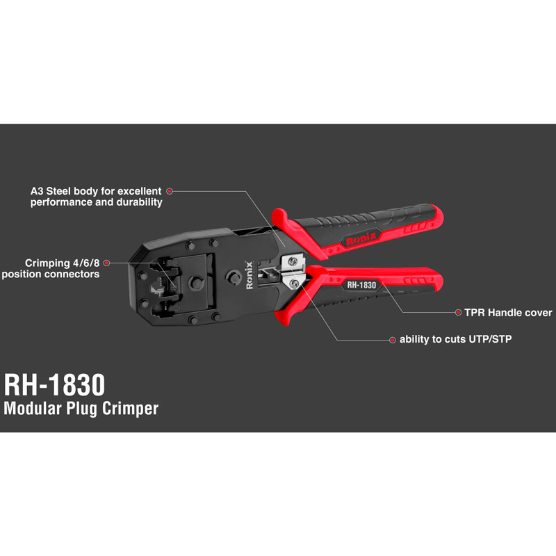آچار شبکه Ronix RH-1830
