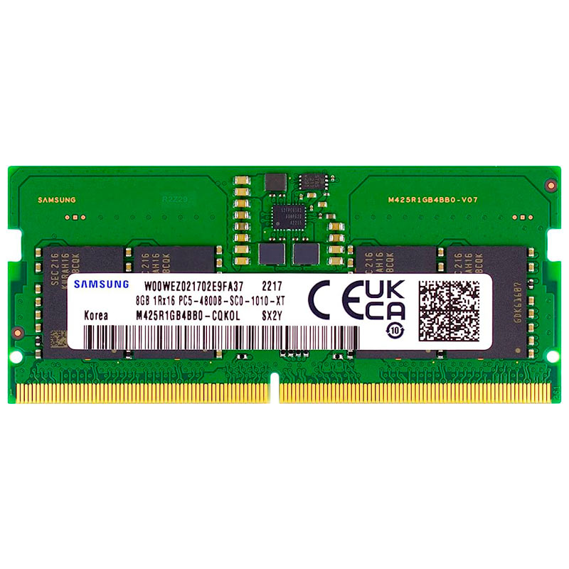 رم لپ تاپ Samsung M425R1GB4BB0-CQK0l DDR5 8GB 4800MHz CL40