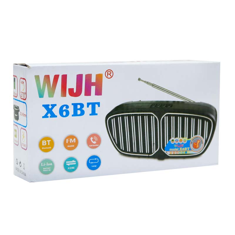 اسپیکر بلوتوثی رم و فلش خور WIJH X6BT