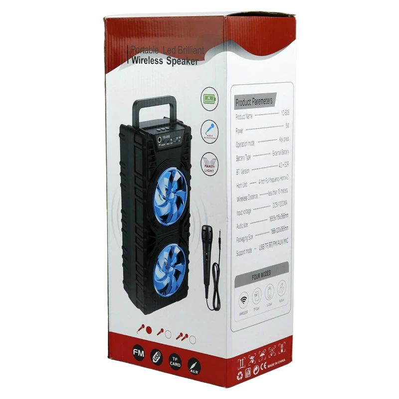 اسپیکر بلوتوثی رم و فلش خور YD-806