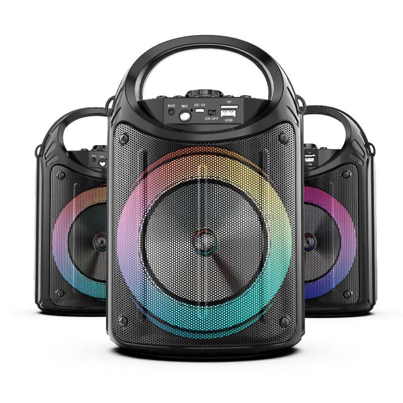 اسپیکر چمدانی بلوتوثی رم و فلش خور ZQS6122 + میکروفون