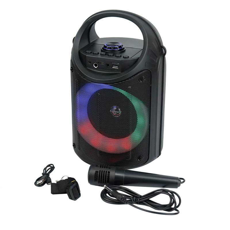 اسپیکر چمدانی بلوتوثی رم و فلش خور ZQS6122 + میکروفون