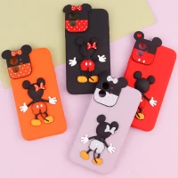 قاب عروسکی برجسته میکی موس و مینی موس محافظ لنزدار iPhone 11