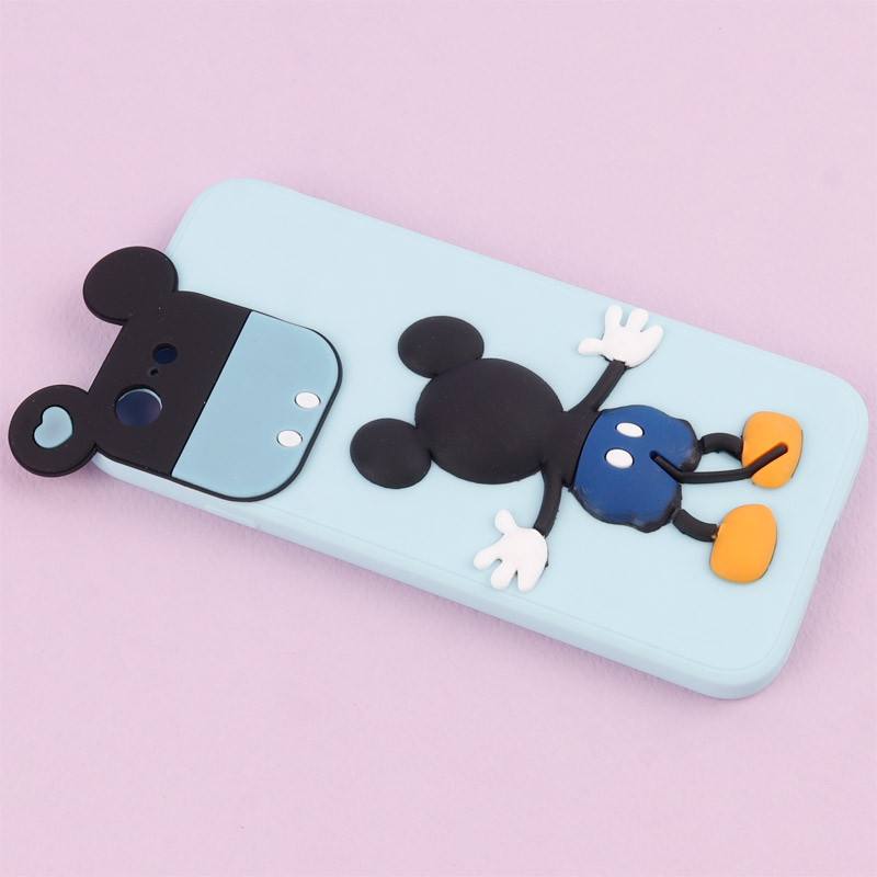 قاب عروسکی برجسته میکی موس و مینی موس محافظ لنزدار iPhone 7