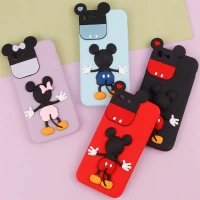 قاب عروسکی برجسته میکی موس و مینی موس محافظ لنزدار iPhone 7