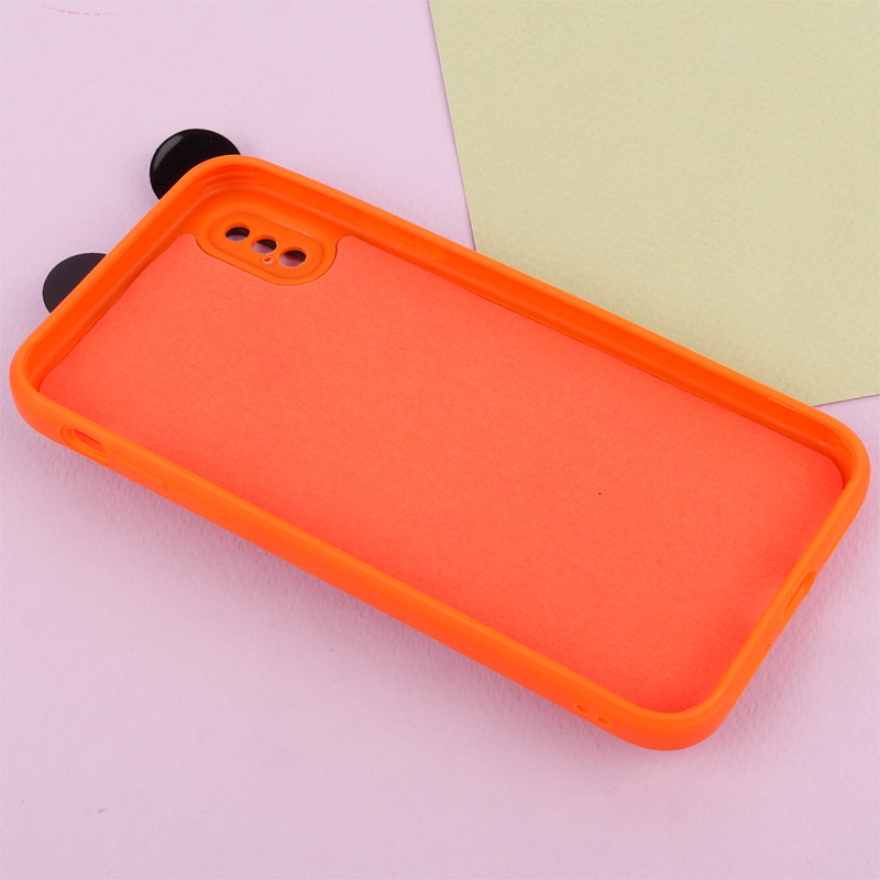 قاب عروسکی برجسته میکی موس و مینی موس محافظ لنزدار iPhone X