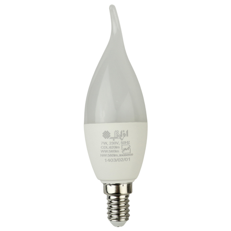 لامپ شمعی LED اشکی افراتاب Afratab AF-TC37-7W E14 7W