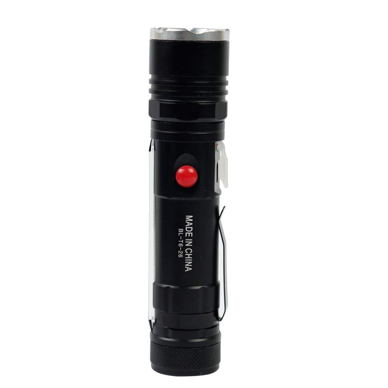 چراغ قوه پلیسی ۲ کاره COB LED BL-T6-26