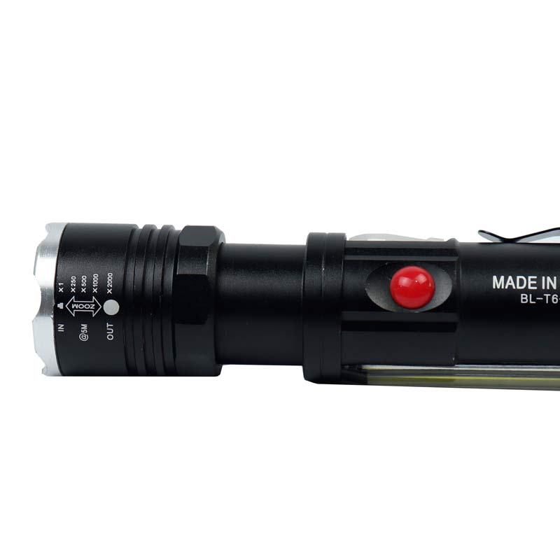 چراغ قوه پلیسی ۲ کاره COB LED BL-T6-26