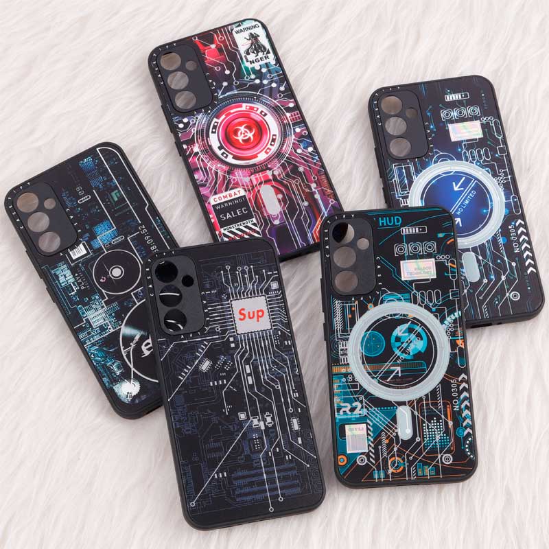 قاب PC طرحدار MagSafe محافظ لنزدار Samsung Galaxy A34