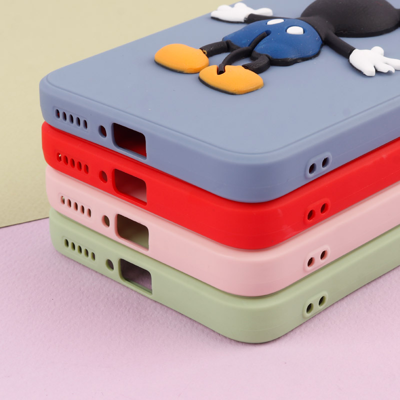 قاب عروسکی برجسته میکی موس و مینی موس محافظ لنزدار Xiaomi 12T Pro
