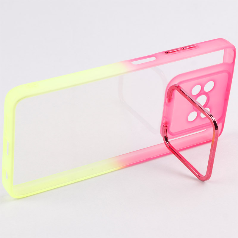 قاب ضد ضربه استند شو دور رنگی محافظ لنزدار Xiaomi Poco X3