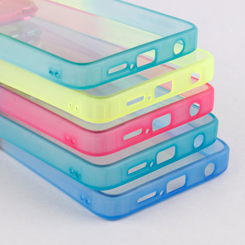 قاب ضد ضربه استند شو دور رنگی محافظ لنزدار Xiaomi Poco X3