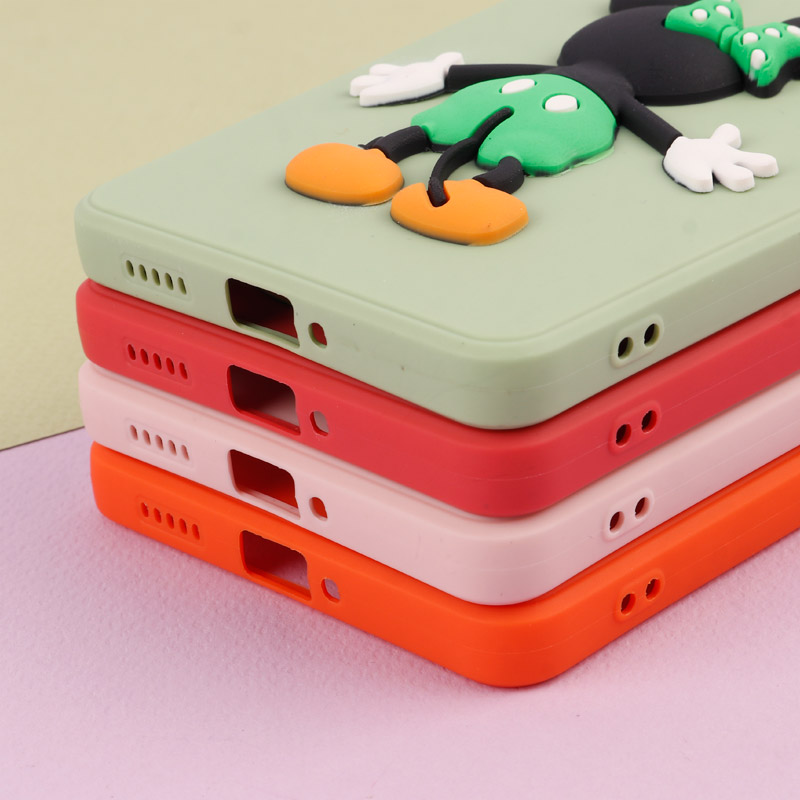قاب عروسکی برجسته میکی موس و مینی موس محافظ لنزدار Xiaomi Poco X5 Pro