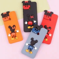 قاب عروسکی برجسته میکی موس و مینی موس محافظ لنزدار Xiaomi Redmi 10C