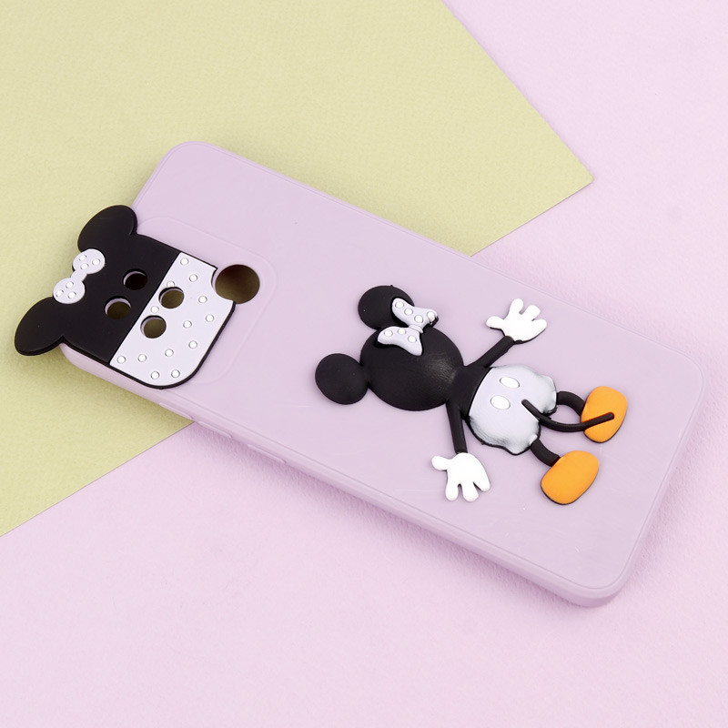 قاب عروسکی برجسته میکی موس و مینی موس محافظ لنزدار Xiaomi Redmi 10C