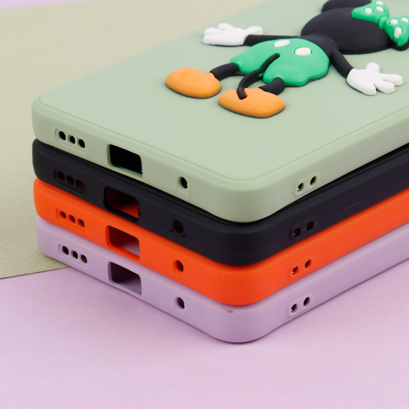 قاب عروسکی برجسته میکی موس و مینی موس محافظ لنزدار Xiaomi Redmi Note 10 Pro