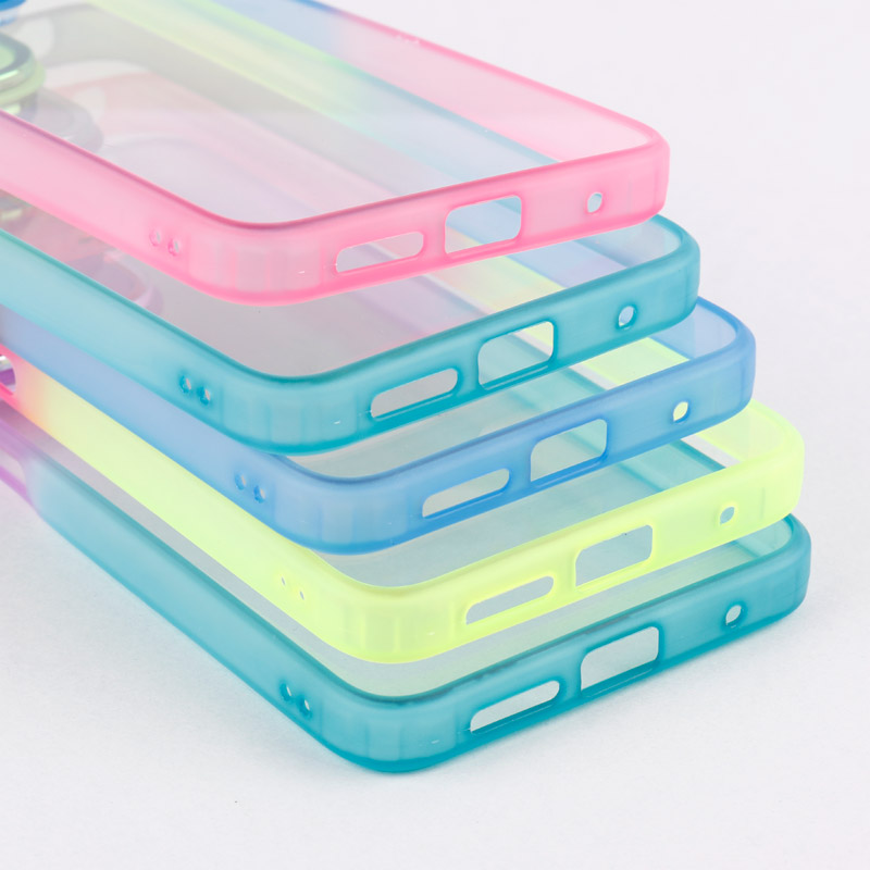 قاب ضد ضربه استند شو دور رنگی محافظ لنزدار Xiaomi Redmi Note 11 / 11s