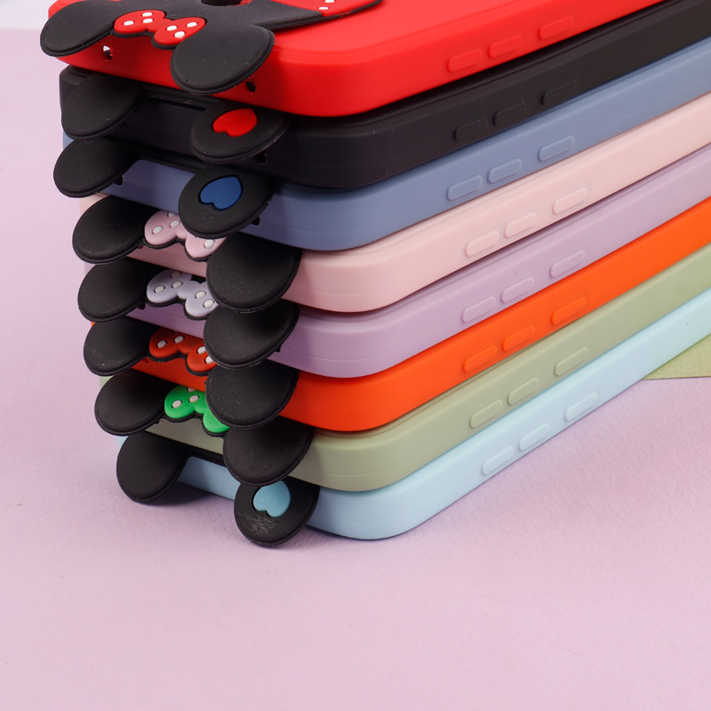 قاب عروسکی برجسته میکی موس و مینی موس محافظ لنزدار Xiaomi Redmi Note 8 Pro