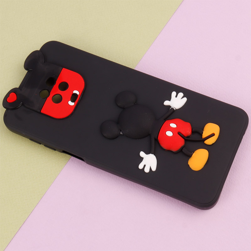 قاب عروسکی برجسته میکی موس و مینی موس محافظ لنزدار Xiaomi Redmi Note 9 Pro