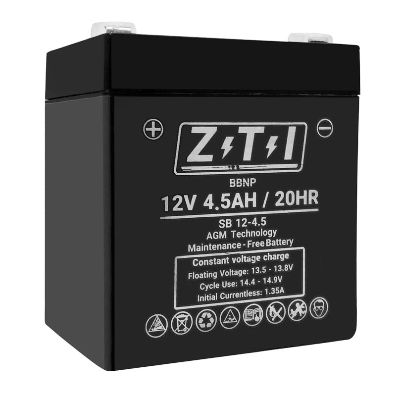 باتری 12 ولت 4500 میلی آمپر Z.T.I