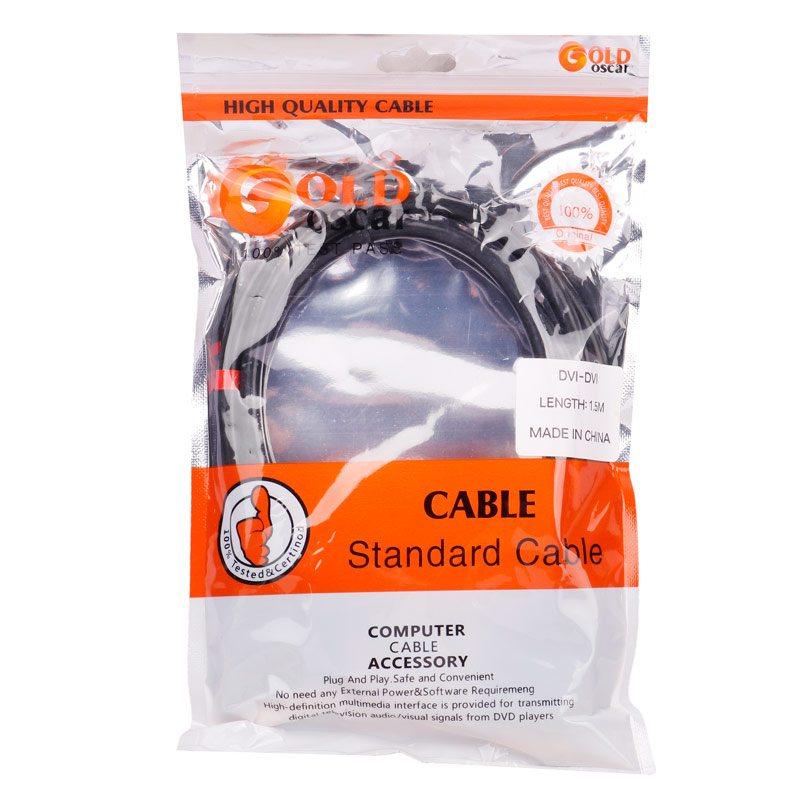 کابل Gold Oscar DVI-D (Dual Link) 1.5m