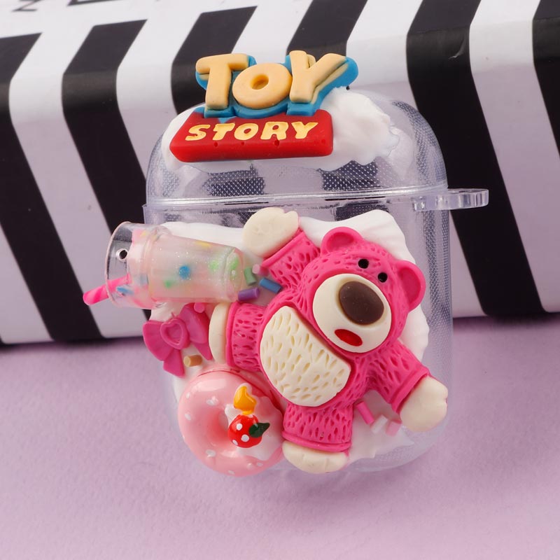 محافظ &nbsp;AirPods 1/2 عروسکی برجسته