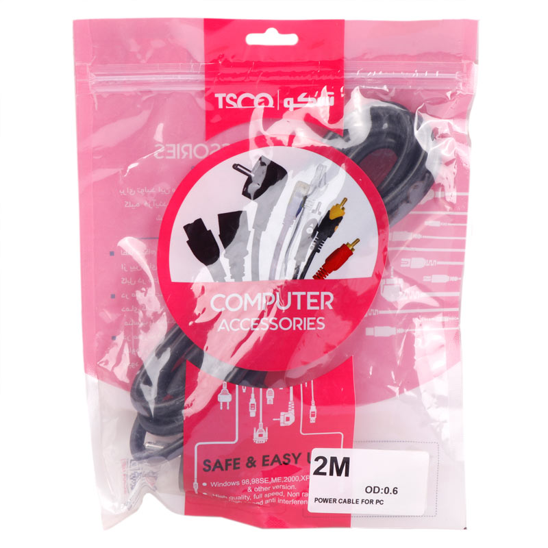 کابل برق TSCO PC 2m