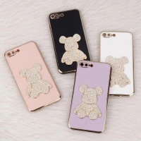 قاب My Case Power Bear نگین دار محافظ لنزدار iPhone 7 Plus / 8 Plus