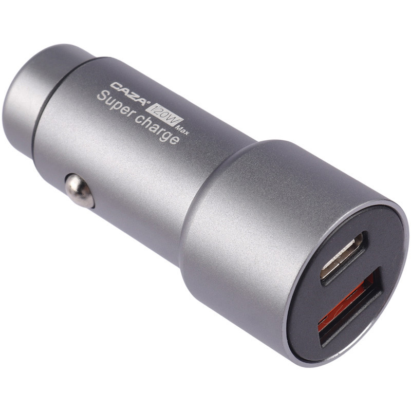 شارژر فندکی فست شارژ CAZA C20s 5A PD QC3.0 VOOC 120W