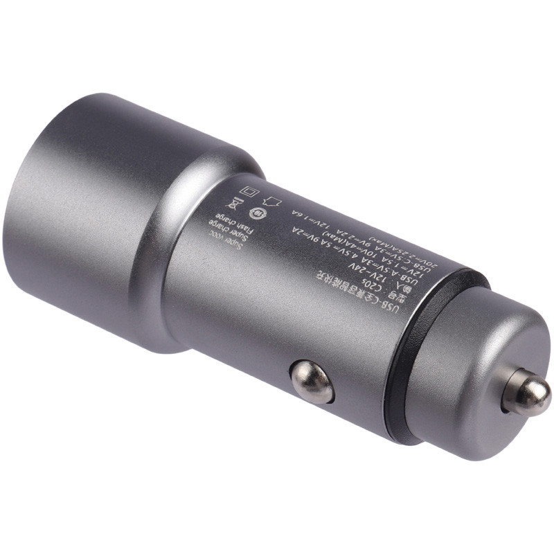 شارژر فندکی فست شارژ CAZA C20s 5A PD QC3.0 VOOC 120W