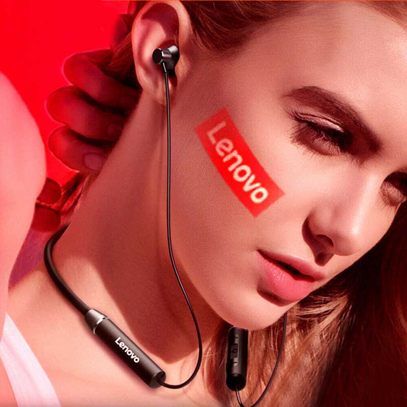 هندزفری بلوتوث دورگردنی Lenovo HE05
