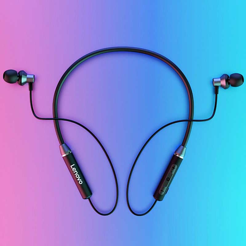 هندزفری بلوتوث دورگردنی Lenovo HE05