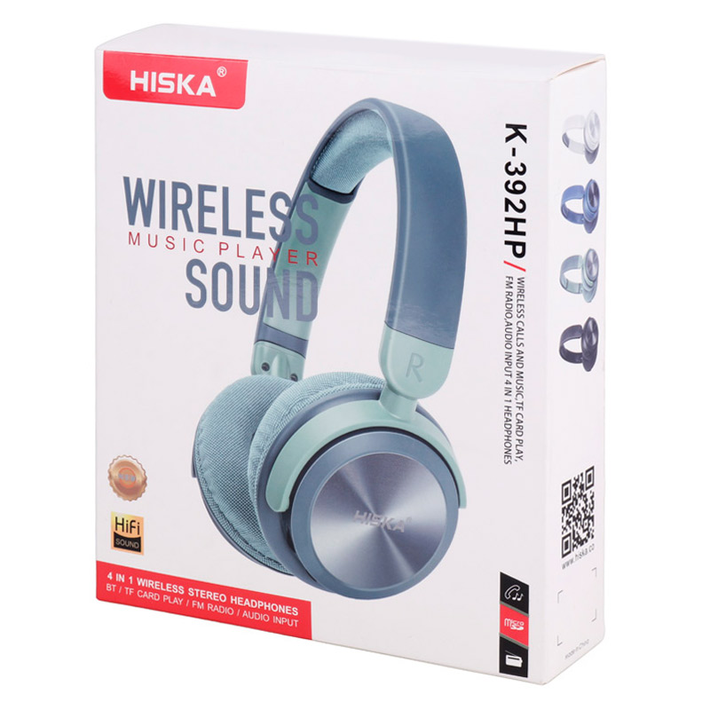 هدفون بلوتوثی رم خور Hiska K-392HP