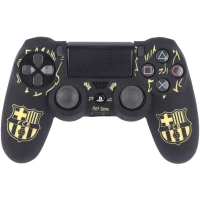 روکش دسته بازی PS4 طرح Barcelona مشکی زرد