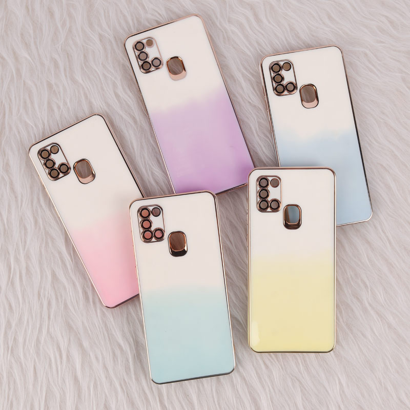 قاب My Case دو رنگ محافظ لنزدار Samsung Galaxy A21s