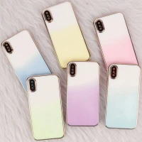 قاب My Case دو رنگ محافظ لنزدار iPhone X / XS