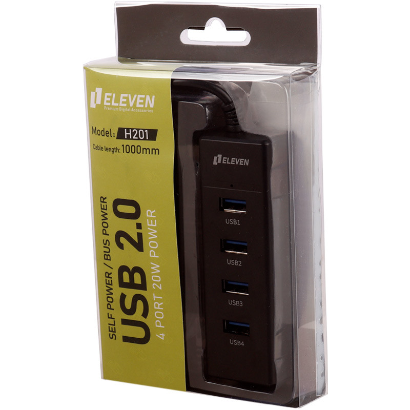 هاب 4 پورت USB2.0 ایلون H201