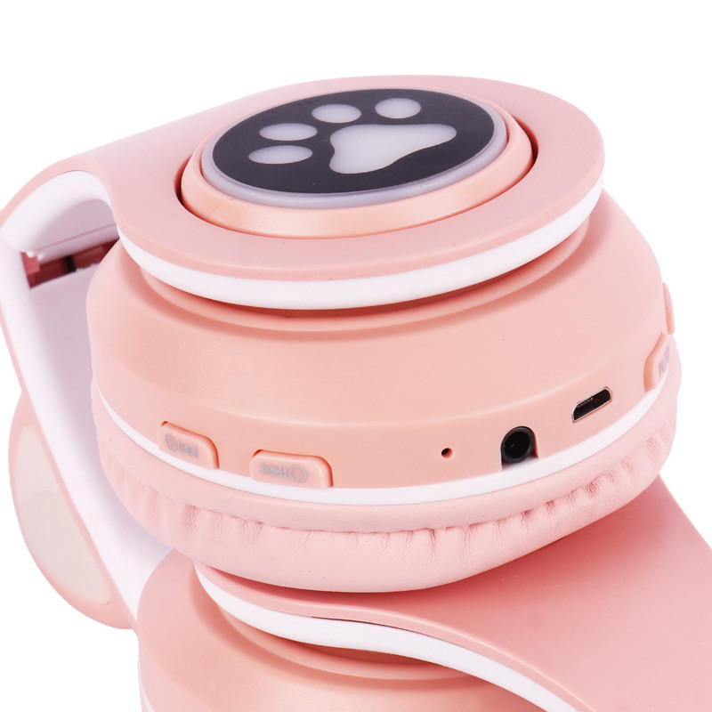 هدفون بلوتوثی رم خور Cat Ear B39M
