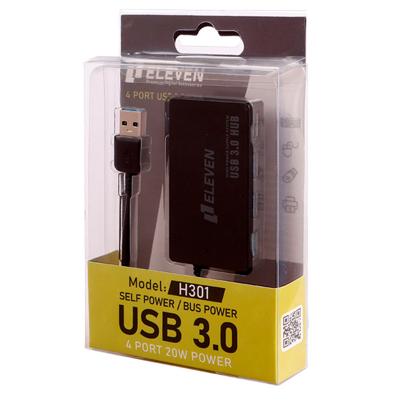 هاب 4 پورت USB3.0 ایلون H301