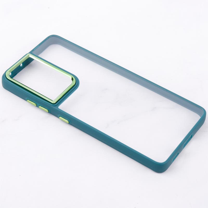قاب PC شفاف متال ایرون Samsung Galaxy S21 Ultra