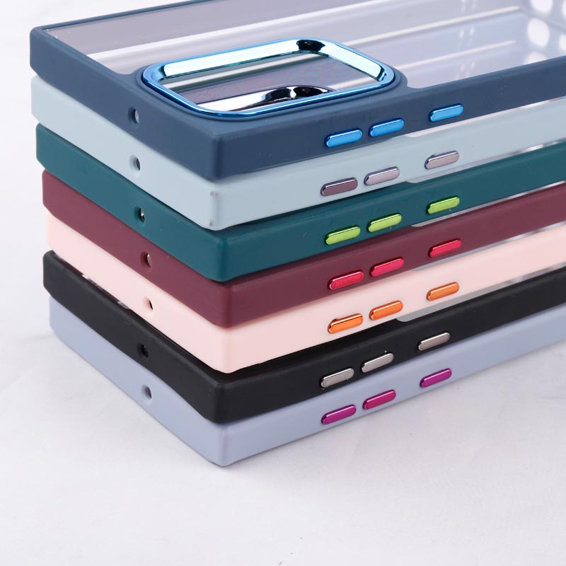 قاب PC شفاف متال ایرون Samsung Galaxy S22 Ultra