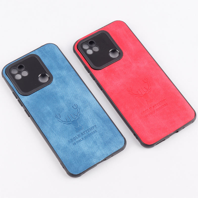 قاب چرمی محافظ لنزدار طرح گوزن Xiaomi Redmi 10A