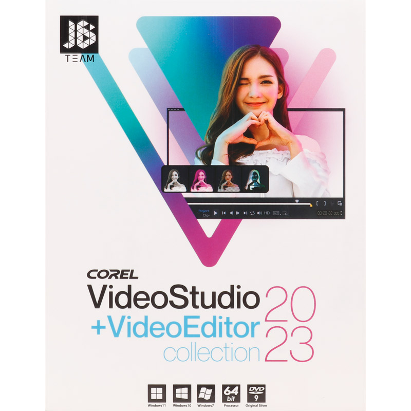 Corel Video Studio 2023 + VideoEditor Collection DVD9 JB.Team