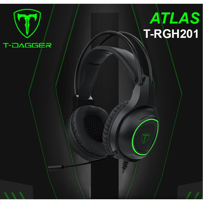 هدست گیمینگ سیم دار T-DAGGER Atlas T-RGH201