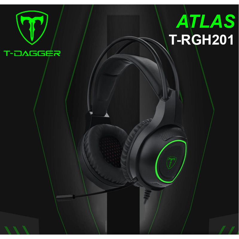 هدست گیمینگ سیم دار T-DAGGER Atlas T-RGH201