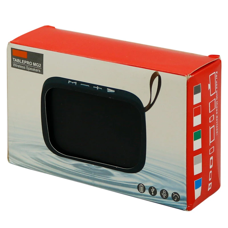 اسپیکر بلوتوثی رم و فلش خور طرح دار Tablepro G2