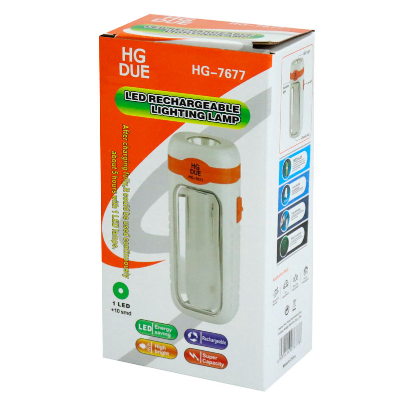 چراغ قوه شارژی Hgdue HG-7677